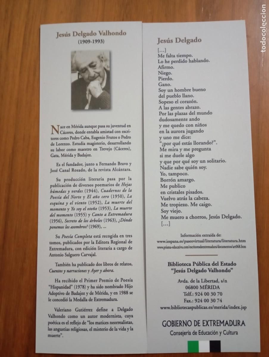 Coleccionismo marcap&aacute;ginas: MARCAP&Aacute;GINAS. BIBLIOTECA P&Uacute;BLICA DEL ESTADO JES&Uacute;S DELGADO VALHONDO. MERIDA