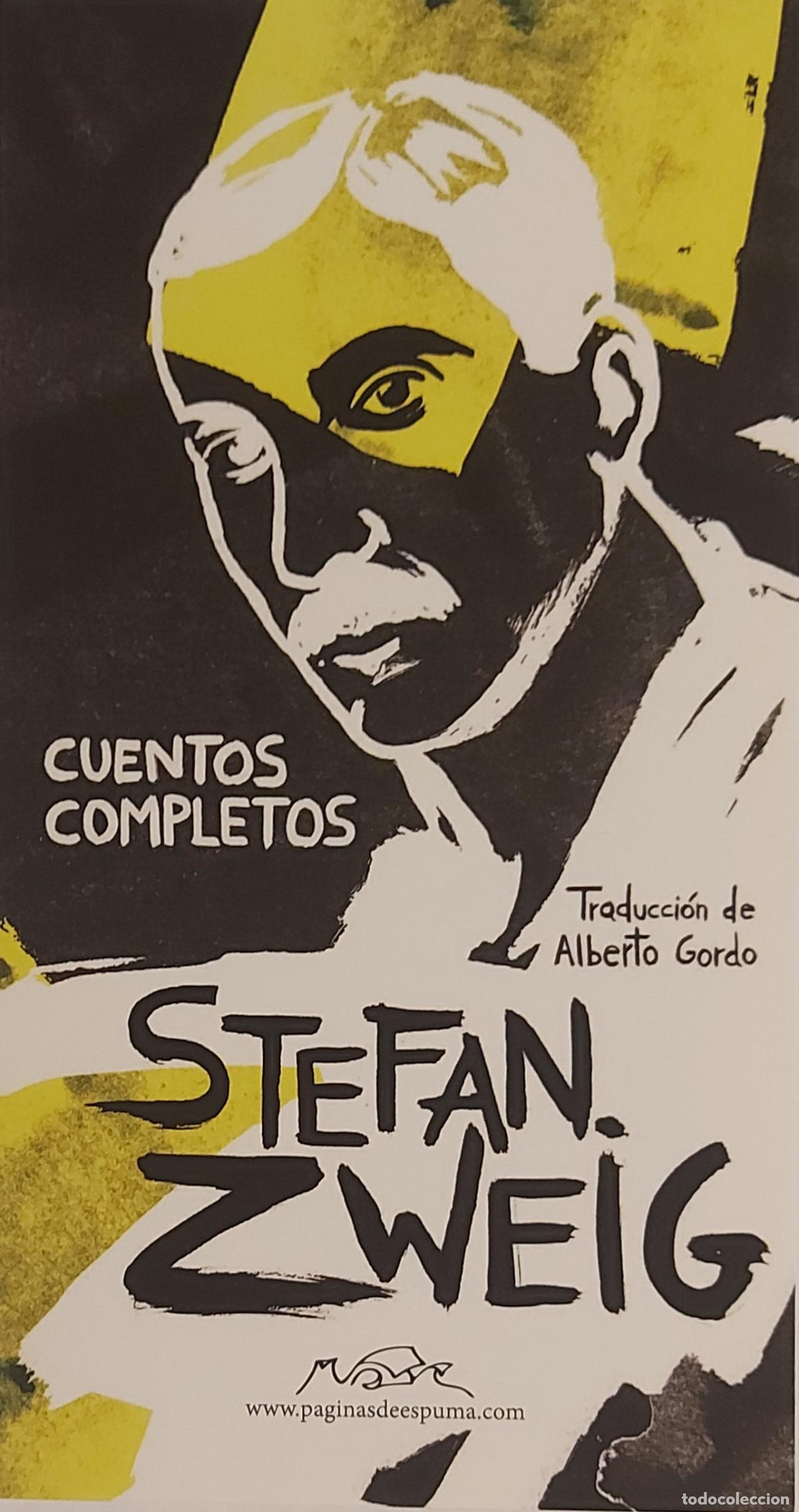 Coleccionismo marcap&aacute;ginas: MARCAP&Aacute;GINAS - PAGINAS DE ESPUMA - STEFAN SWEIG - CUENTOS COMPLETOS