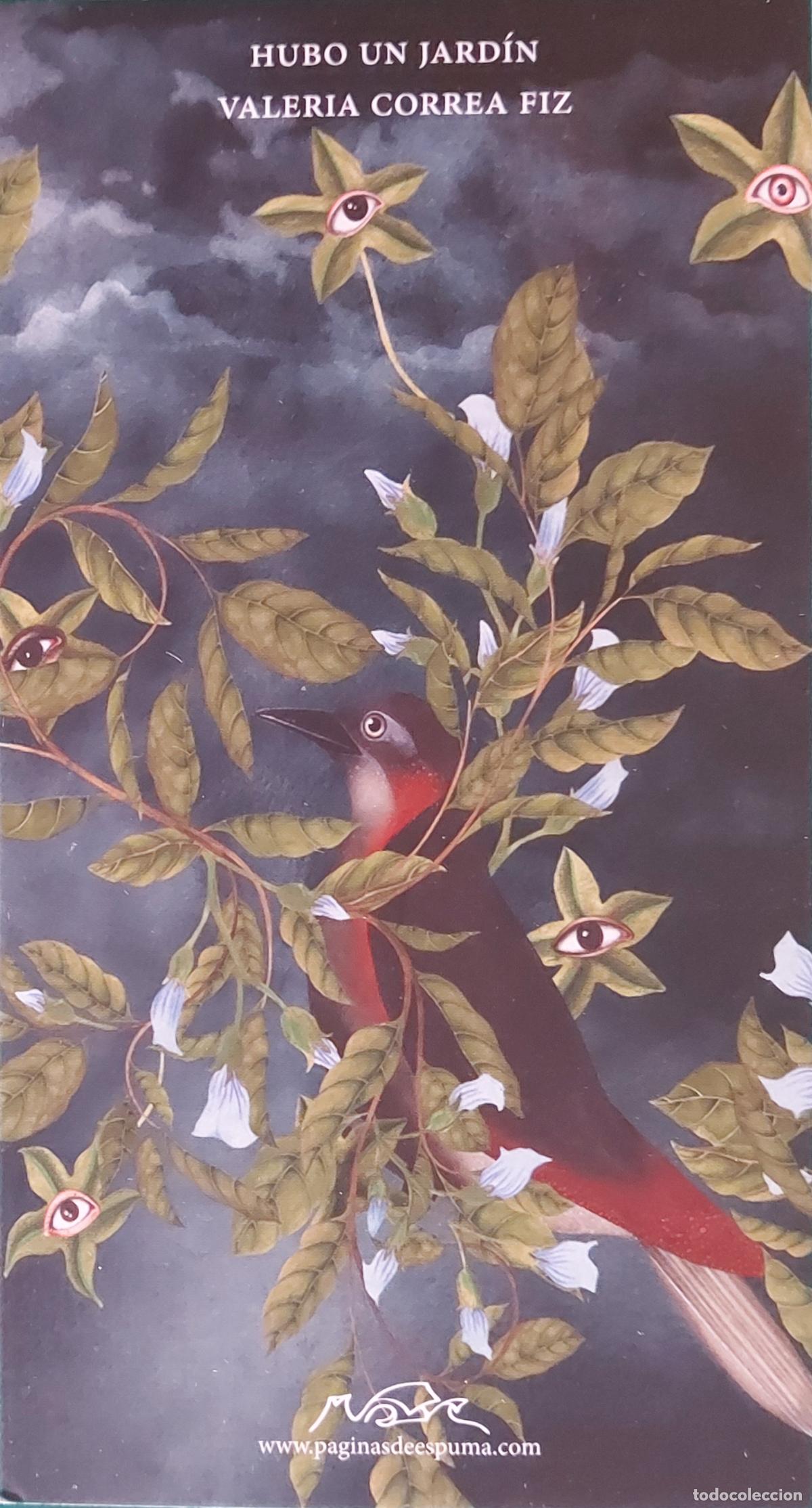Coleccionismo marcap&aacute;ginas: MARCAP&Aacute;GINAS - PAGINAS DE ESPUMA - VALERIA CORREA FIZ - HUBO UN JARDIN