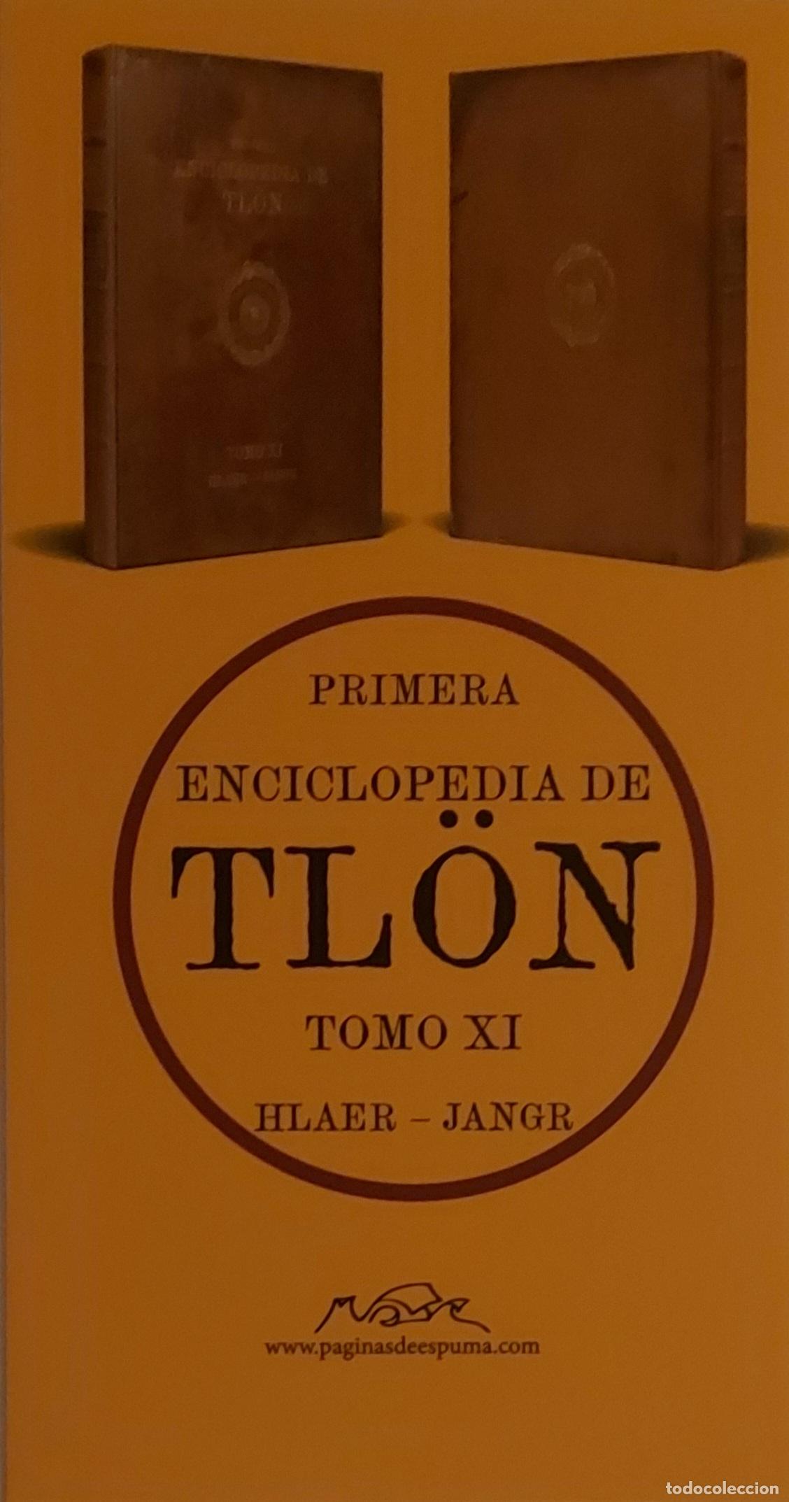 Coleccionismo marcap&aacute;ginas: MARCAP&Aacute;GINAS - PAGINAS DE ESPUMA - PRIMERA ENCICLOPEDIA DE TLON TOMO XI