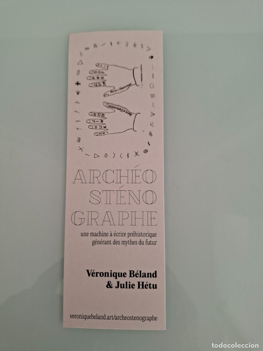 Coleccionismo marcap&aacute;ginas: MARCAP&Aacute;GINAS ARCH&Eacute;O ST&Eacute;NOGRAPHIE - V&Eacute;RONIQUE B&Eacute;LAND & JULIE H&Eacute;TU - FRANC&Eacute;S / SIGNOS