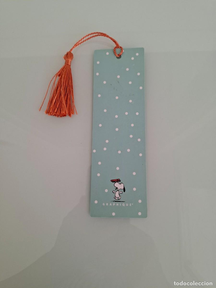 Coleccionismo marcap&aacute;ginas: MARCAP&Aacute;GINAS PERRO SNOOPY - GRAPHIQUE - CON CORD&Oacute;N - Foto 2