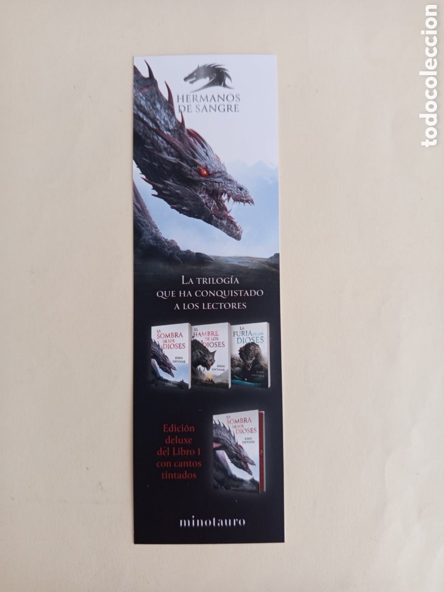 Coleccionismo marcap&aacute;ginas: Marcap&aacute;ginas. Hermanos de Sangre , John Gwynne. Pedido m&iacute;nimo 3 &euro;. Ver fotos .