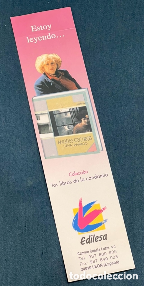 Coleccionismo marcap&aacute;ginas: Marcapaginas. Estoy leyendo &hellip; Edilesa.