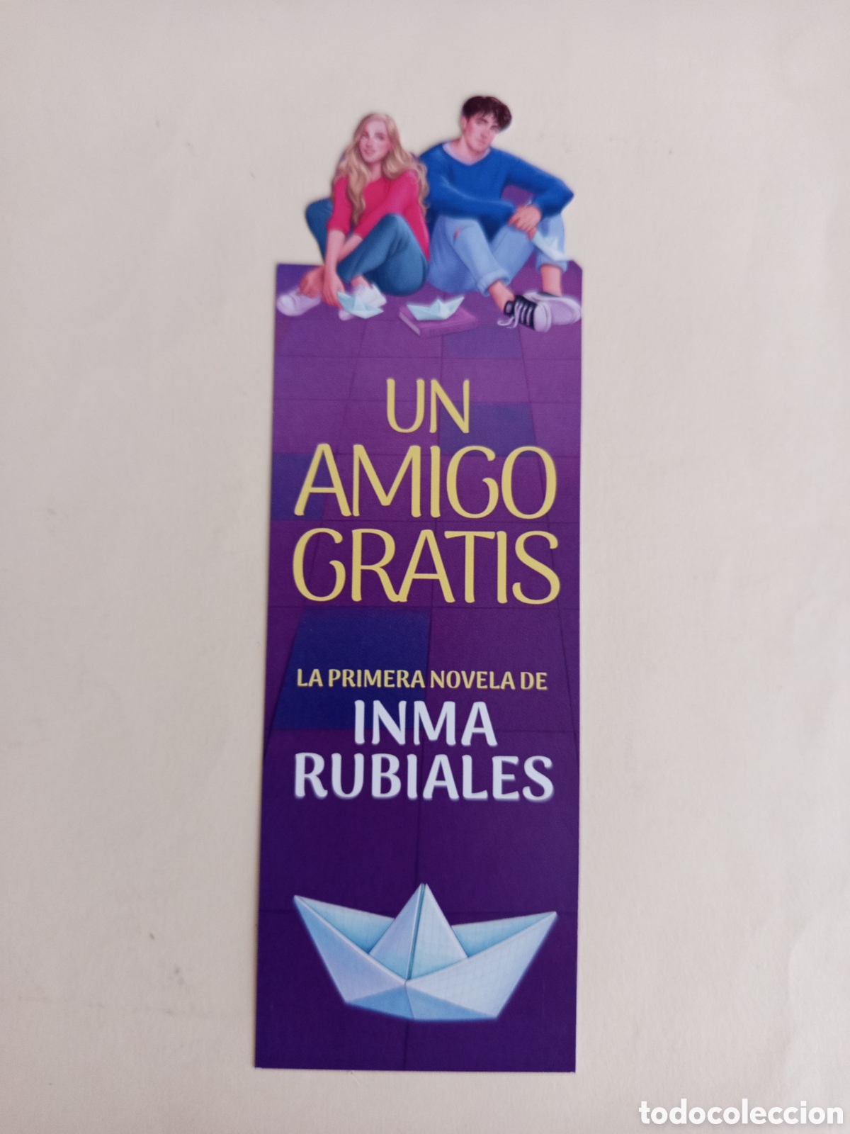 Coleccionismo marcap&aacute;ginas: Marcap&aacute;ginas. Un amigo gratis de Inma Rubiales. Pedido m&iacute;nimo 3 &euro;. Ver fotos .