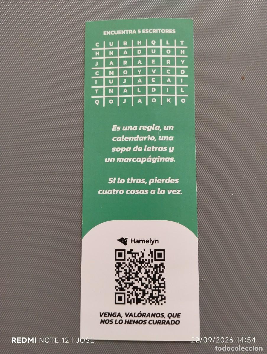 Coleccionismo marcap&aacute;ginas: Marcapaginas carton (654)