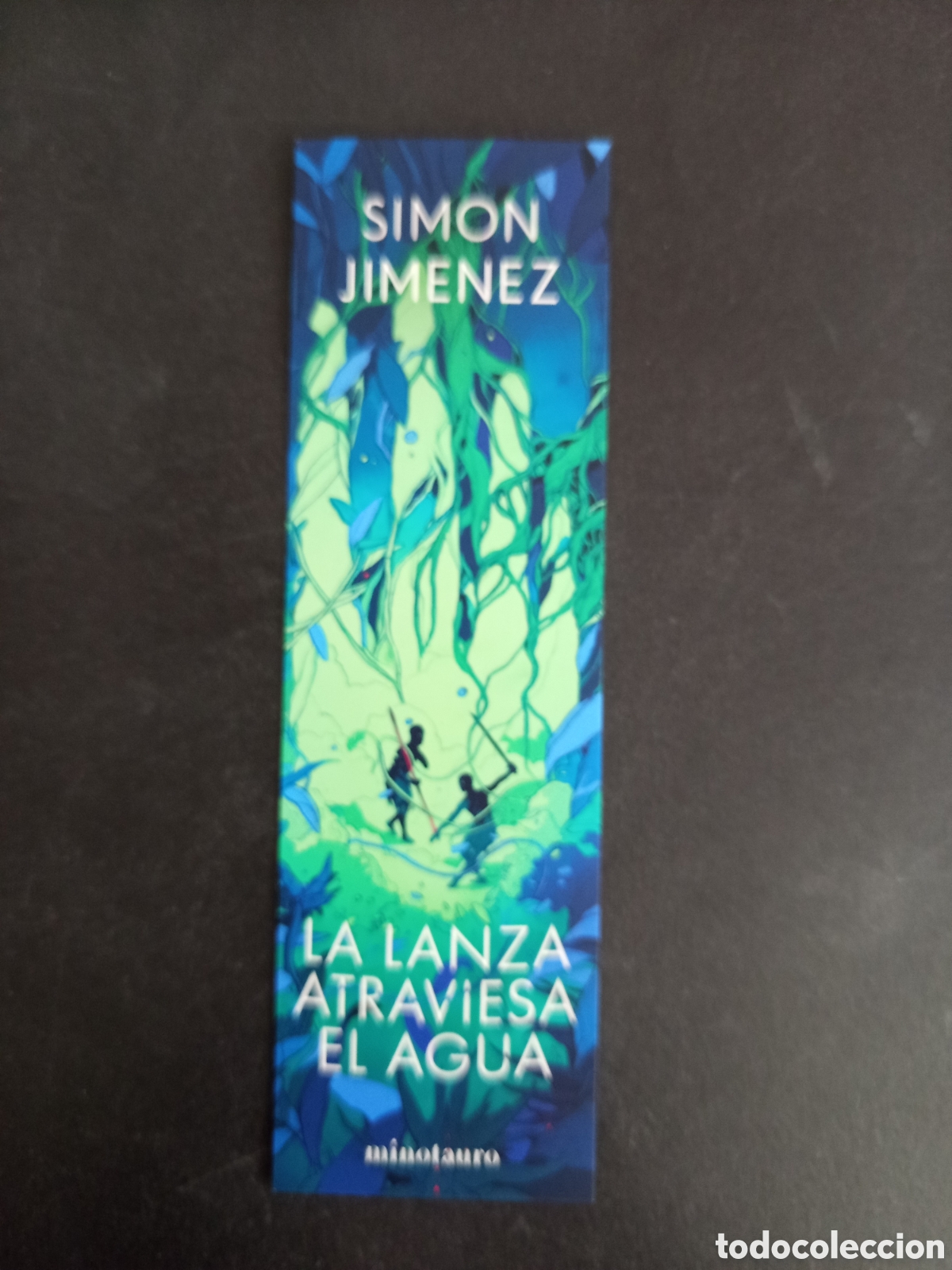 Coleccionismo marcap&aacute;ginas: Marcap&aacute;ginas. La lanza atraviesa el agua de Sim&oacute;n Jim&eacute;nez. Pedido m&iacute;nimo 3 &euro;. Ver fotos .