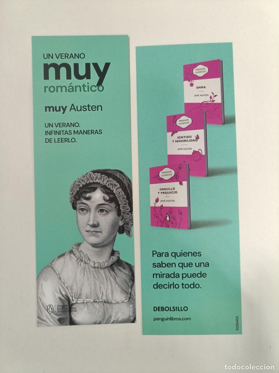 Coleccionismo marcap&aacute;ginas: MARCAP&Aacute;GINAS PENGUIN RANDOM HOUSE - JANE AUSTEN - ORGULLO Y PREJUICIO - UN VERANO MUY ROM&Aacute;NTICO