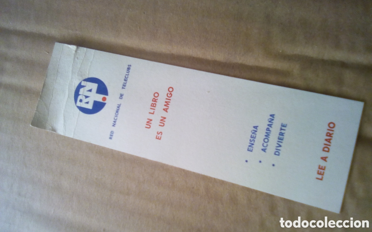 Coleccionismo marcap&aacute;ginas: Marcap&aacute;ginas RNT (Red Nacional de Teleclubs). Ver fotos.