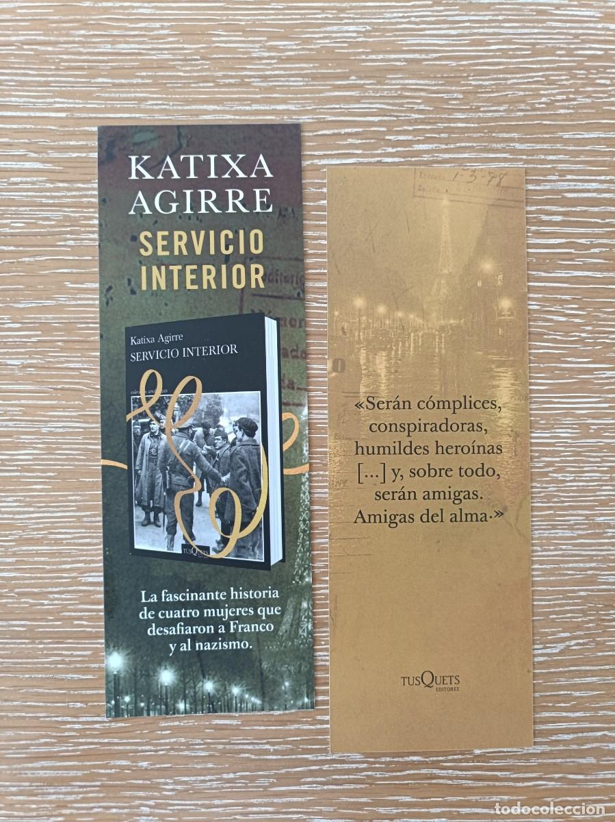 Coleccionismo marcap&aacute;ginas: MARCAP&Aacute;GINAS - TUSQUETS EDITORES - SERVICIO INTERIOR - KATIXA AGIRRE