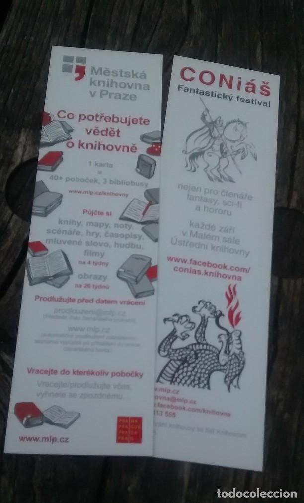 Coleccionismo marcap&aacute;ginas: marcap&aacute;ginas bibliotecas Praga