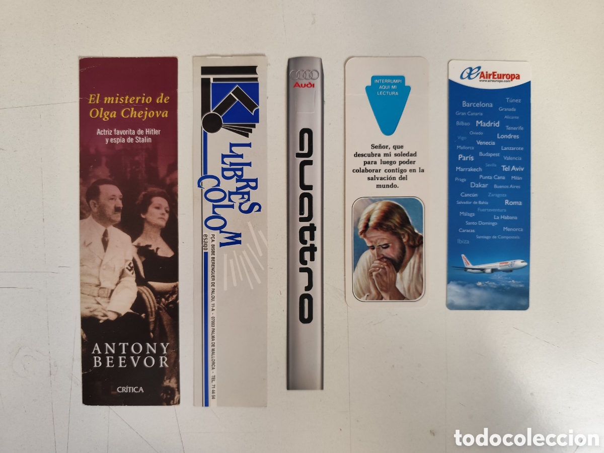 Coleccionismo marcap&aacute;ginas: Marcapaginas. 5 puntos para Libro - Foto 1