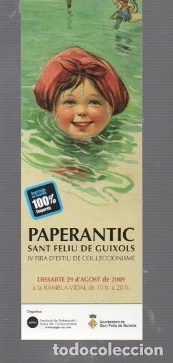 Coleccionismo marcap&aacute;ginas: MARCAP&Aacute;GINAS - PAPERMANI&Agrave;TICS - SANT FELIU DE GUIXOLS - IV FIRA DE PRIMAVERA DEL PAPER