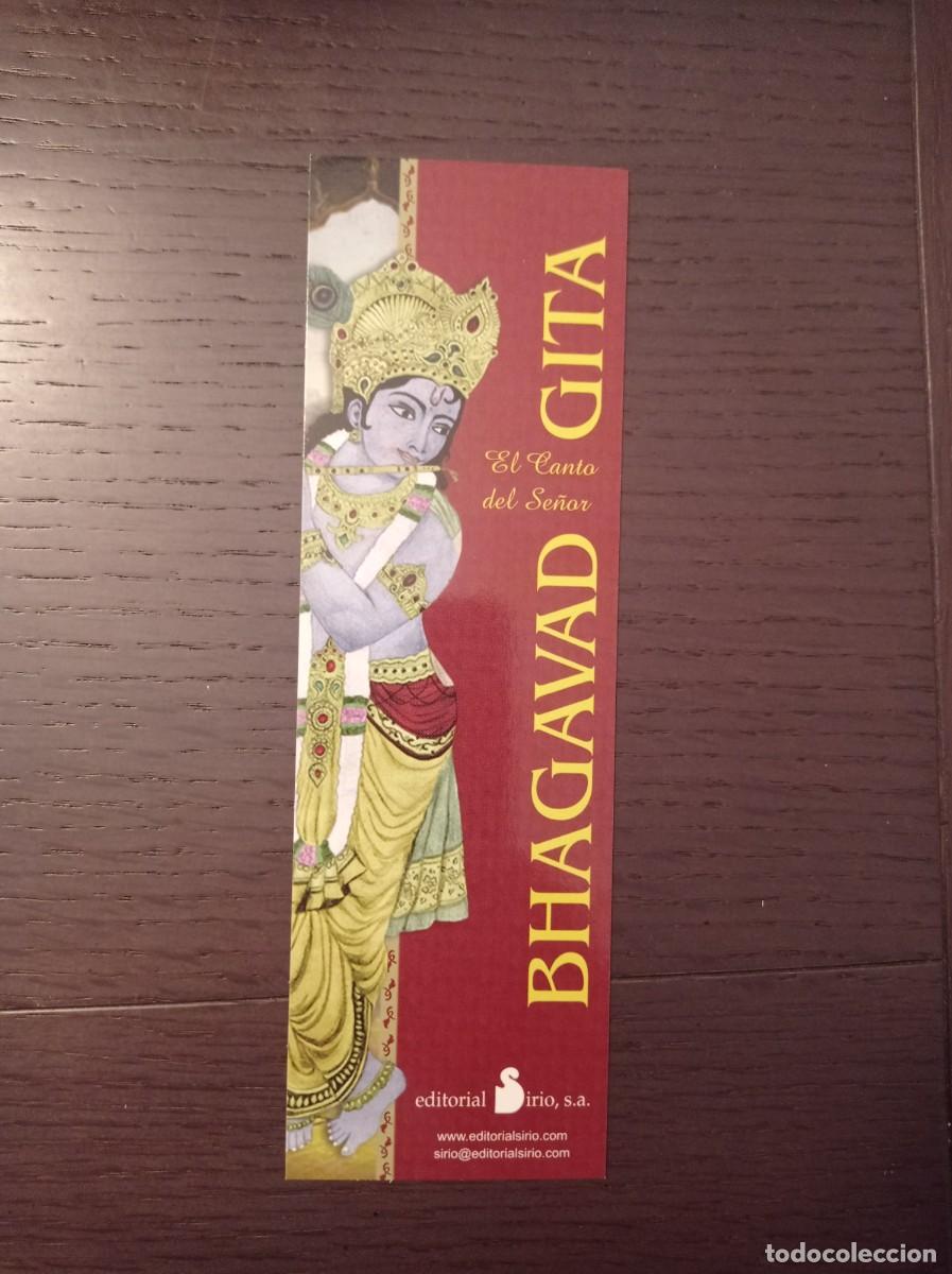 Coleccionismo marcap&aacute;ginas: MARCAP&Aacute;GINAS. EDITORIAL SIRIO. BHAGAVAD GITA. EL CANTO DEL SE&Ntilde;OR