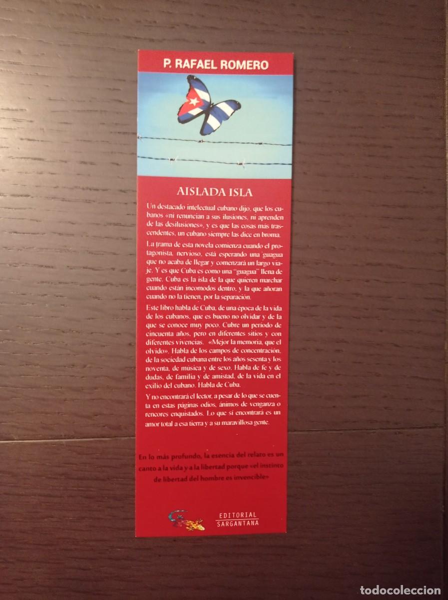 Coleccionismo marcap&aacute;ginas: MARCAP&Aacute;GINAS. EDITORIAL SARGANTANA. RAFAEL ROMERO. AISLADA ISLA