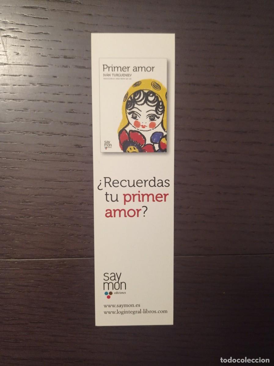 Coleccionismo marcap&aacute;ginas: MARCAP&Aacute;GINAS. SAYMON EDICIONES. IVAN TURGUENIEV. PRIMER AMOR