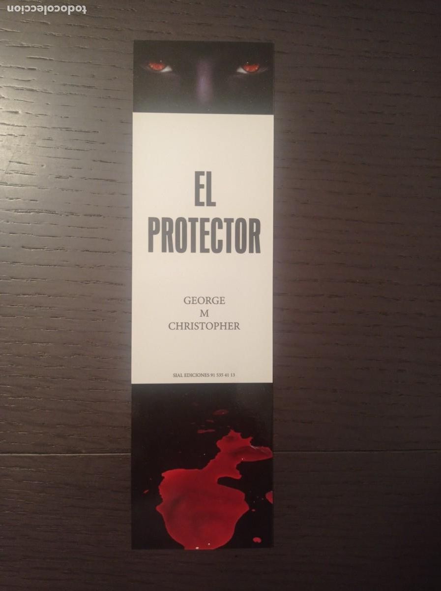 Coleccionismo marcap&aacute;ginas: MARCAP&Aacute;GINAS. SIAL EDICIONES. GEORGE M CHRISTOPHER. EL PROTECTOR - Foto 1