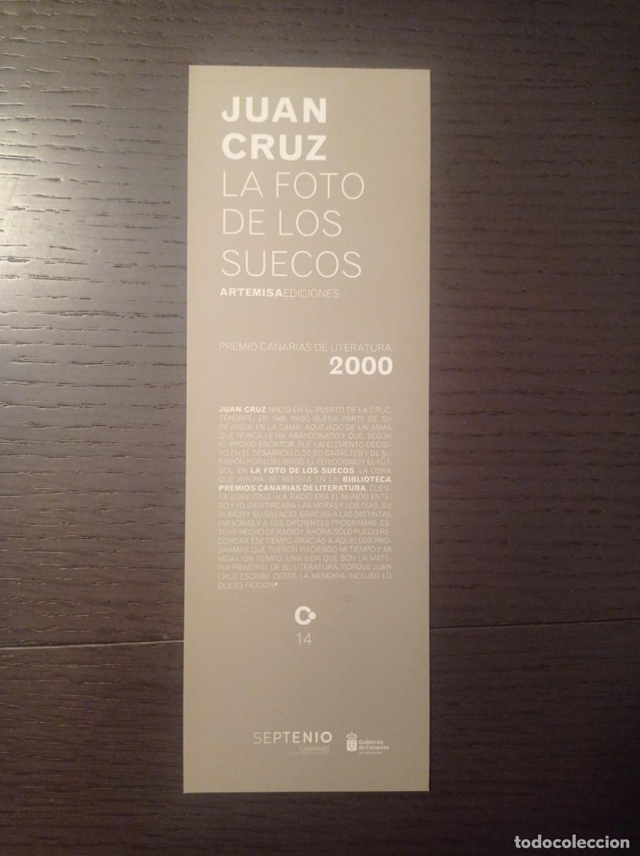 Coleccionismo marcap&aacute;ginas: MARCAP&Aacute;GINAS. ARTEMISA EDICIONES. JUAN CRUZ. LA FOTO DE LOS SUECOS