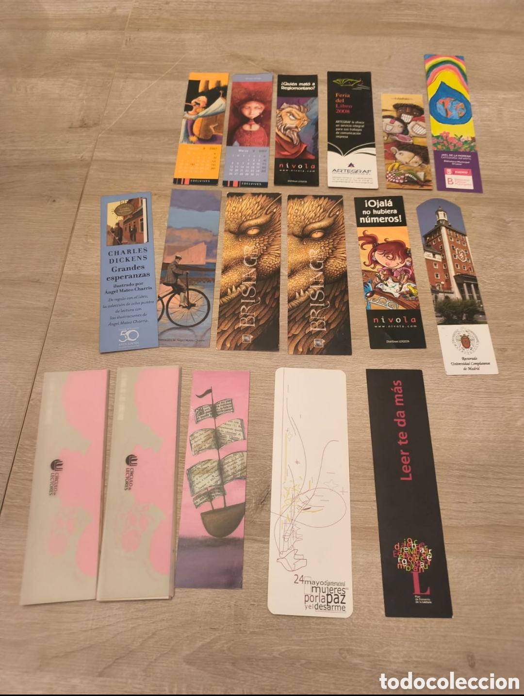 Collectionnisme Marque-pages: Marcap&aacute;ginas variados