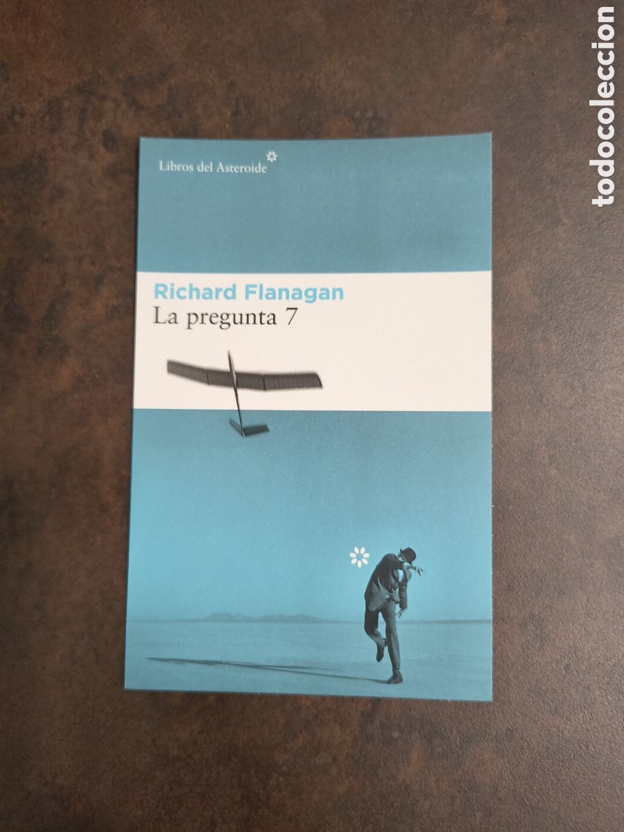 Coleccionismo marcap&aacute;ginas: MARCAPAGINAS POSTAL LA PREGUNTA 7-RICHARD FLANAGAN-LIBROS DEL ASTEROIDE