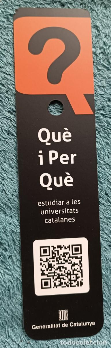 Coleccionismo marcap&aacute;ginas: marcap&aacute;ginas Qu&egrave; i per qu&egrave; Generalitat de Catalunya - Foto 1