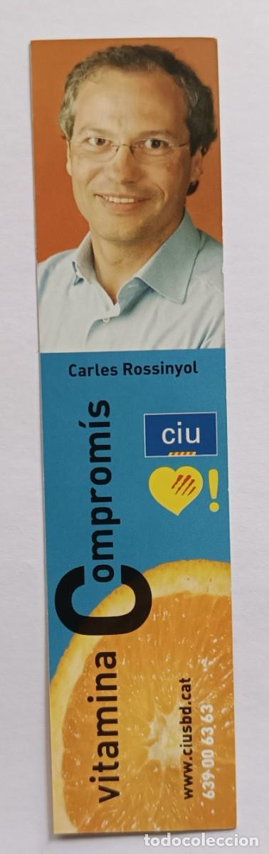 Coleccionismo marcap&aacute;ginas: marcap&aacute;ginas CIU SABADELL VITAMINA COMPROM&Iacute;S