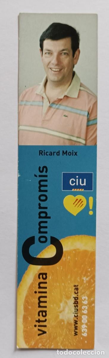 Coleccionismo marcap&aacute;ginas: marcap&aacute;ginas CIU SABADELL VITAMINA COMPROM&Iacute;S - Foto 2