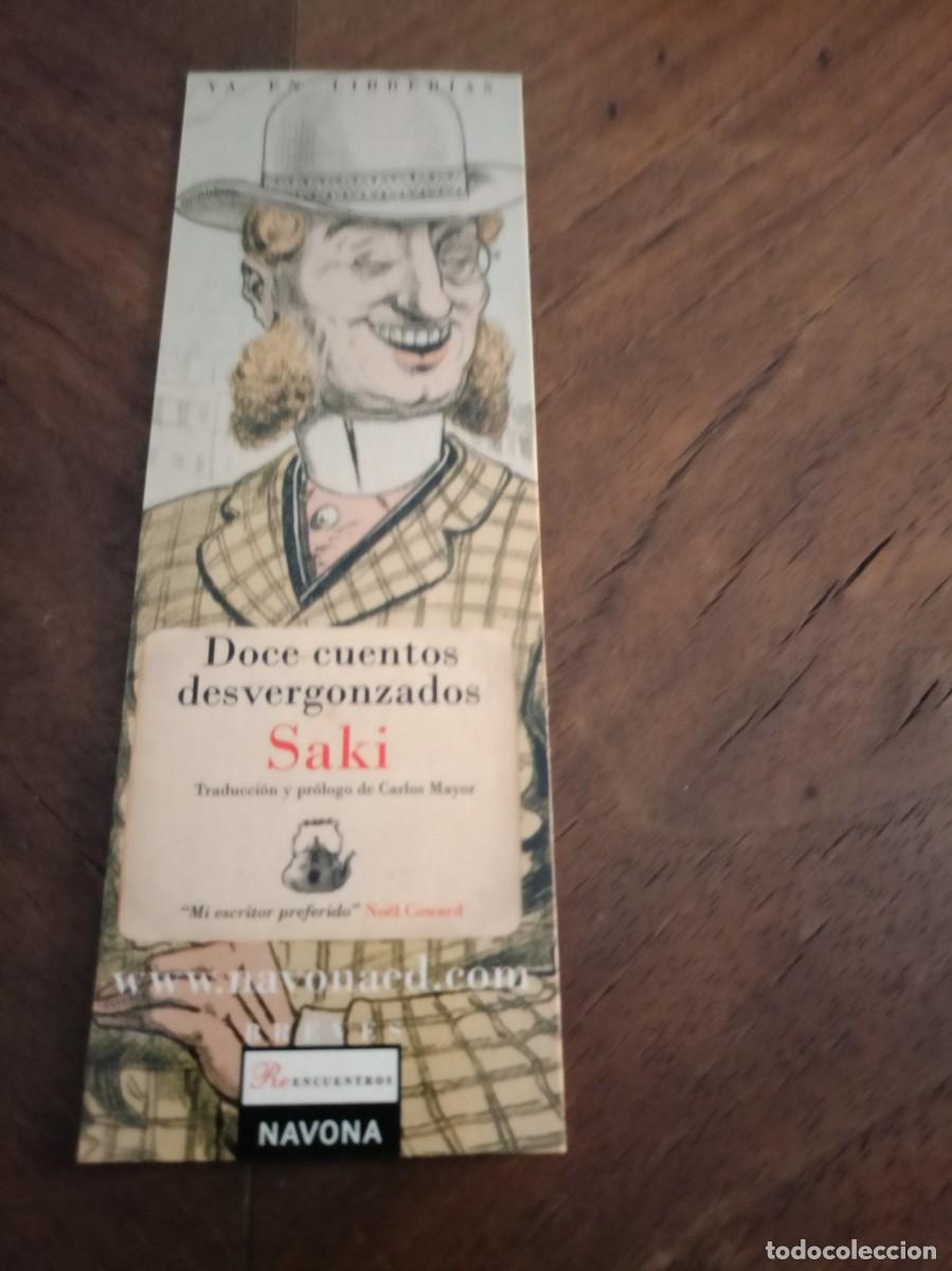 Coleccionismo marcap&aacute;ginas: Marcap&aacute;ginas Saki. Doce cuentos desvergonzados
