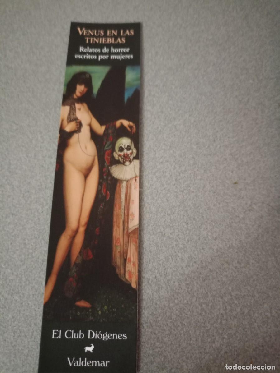 Coleccionismo marcap&aacute;ginas: Marcap&aacute;ginas Venus en las tinieblas. Cuentos de horror escritos por mujeres. Valdemar
