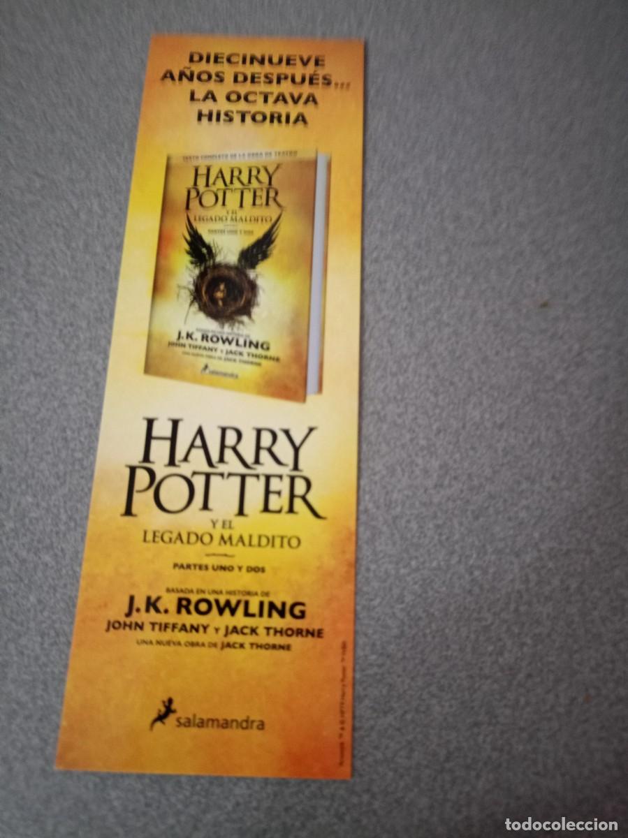 Coleccionismo marcap&aacute;ginas: Marcap&aacute;ginas Harry Potter y el legado maldito. Salamandra