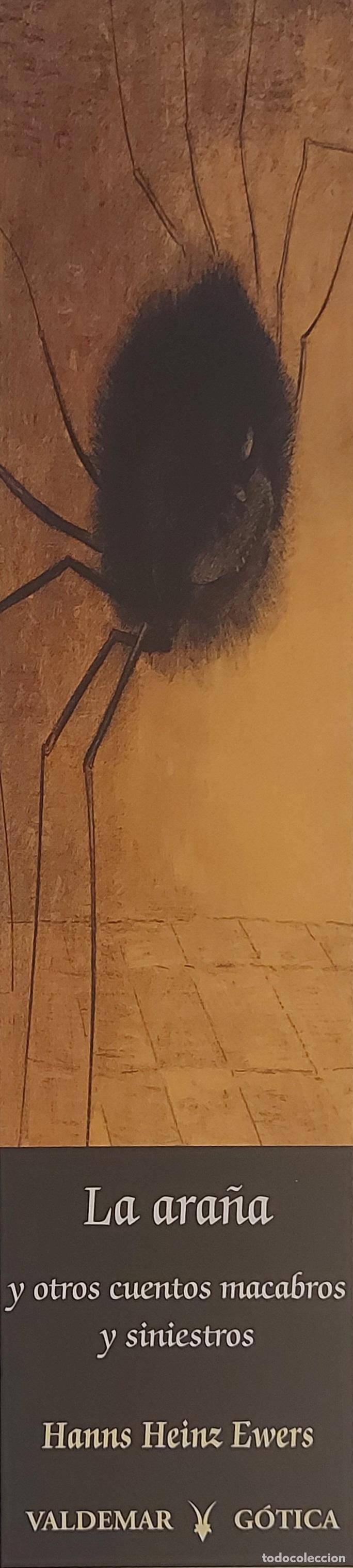 Coleccionismo marcap&aacute;ginas: MARCAPAGINAS - VALDEMAR - GOTICA - HANNS HEINZ EWERS - LA ARA&Ntilde;A