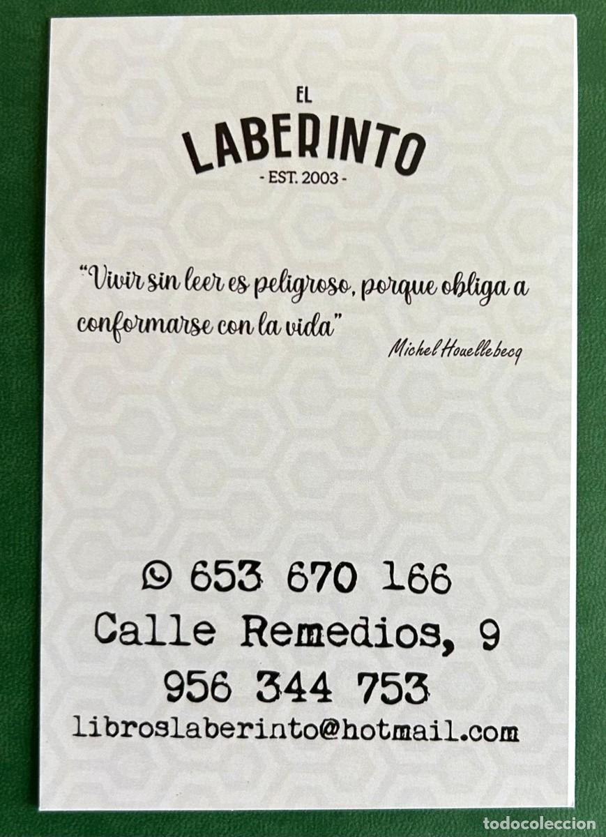 Coleccionismo marcap&aacute;ginas: MARCAP&Aacute;GINAS - LIBRER&Iacute;A LABERINTO - JEREZ - Foto 2