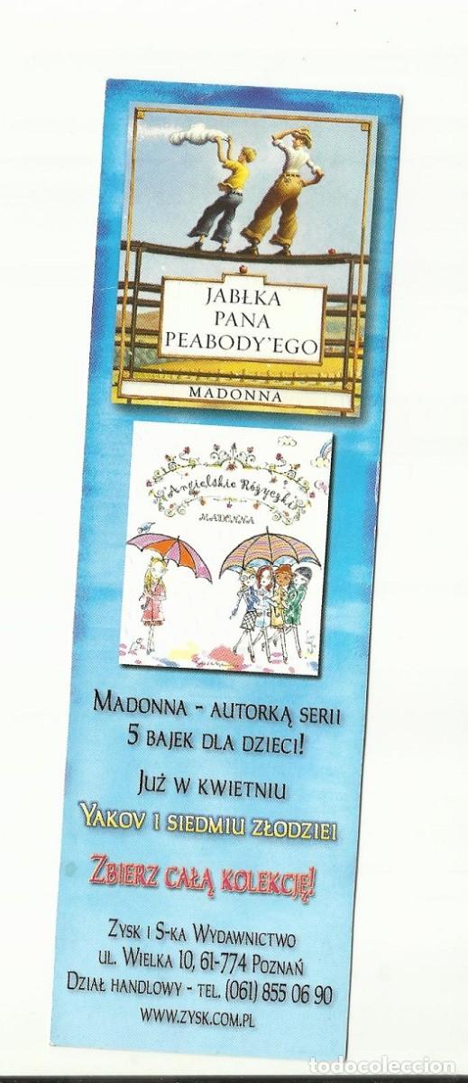 Coleccionismo marcap&aacute;ginas: marcap&aacute;ginas infantil madonna jablka