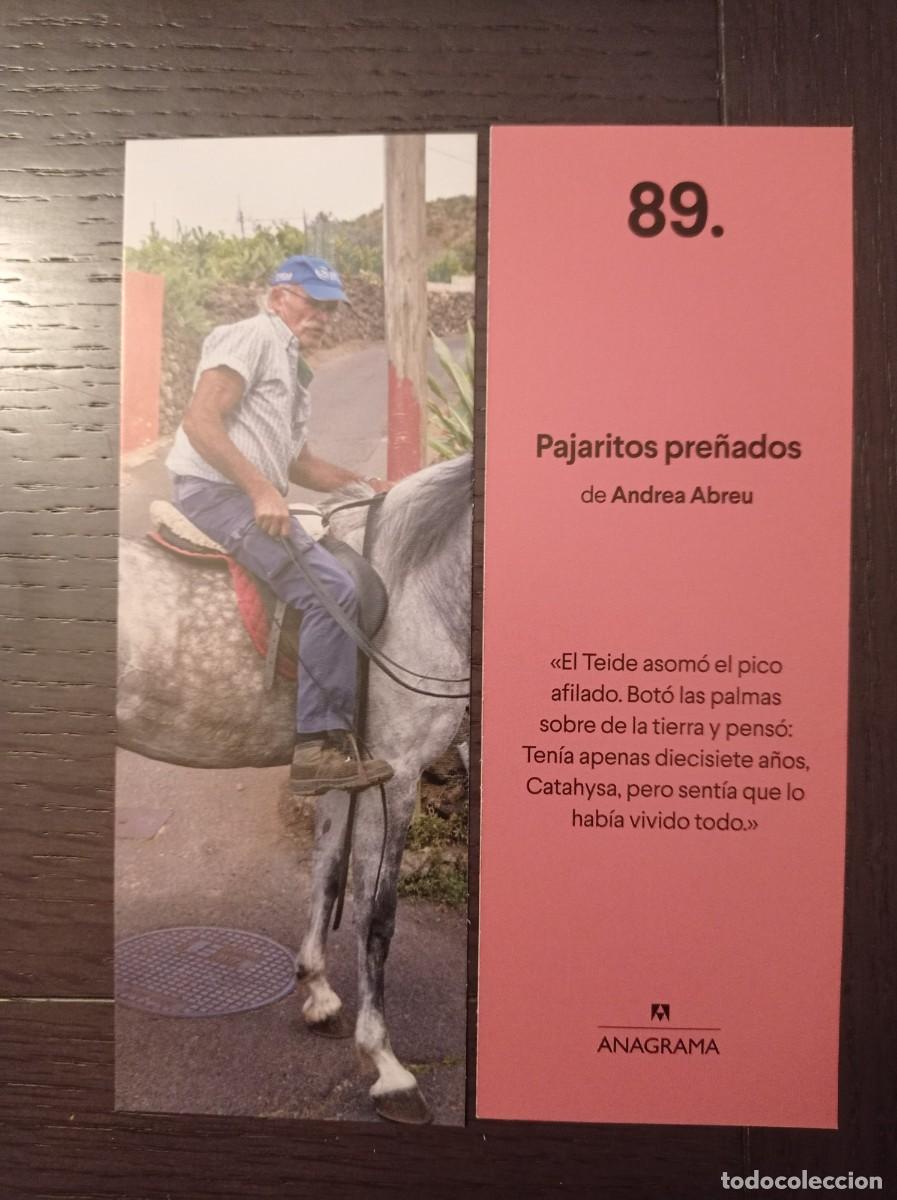 Coleccionismo marcap&aacute;ginas: MARCAP&Aacute;GINAS. ANAGRAMA. N&ordm; 89. ANDREA ABREU. PAJARITOS PRE&Ntilde;ADOS