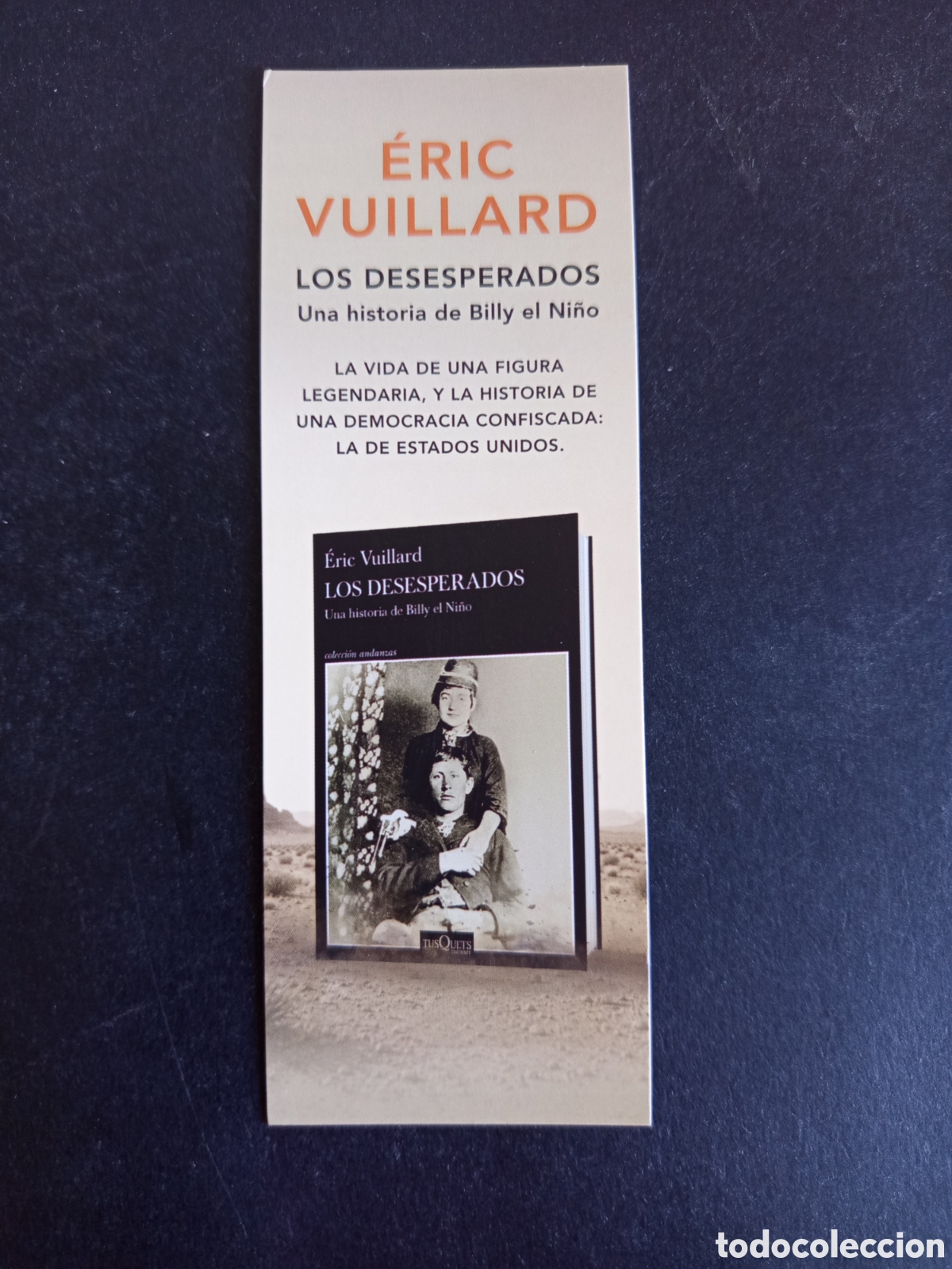 Coleccionismo marcap&aacute;ginas: Marcap&aacute;ginas. Los desesperados de Eric Vuillard. Pedido m&iacute;nimo 3 &euro;. Ver fotos.