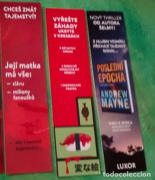 Coleccionismo marcap&aacute;ginas: triple marcap&aacute;ginas novelas checas - Foto 1