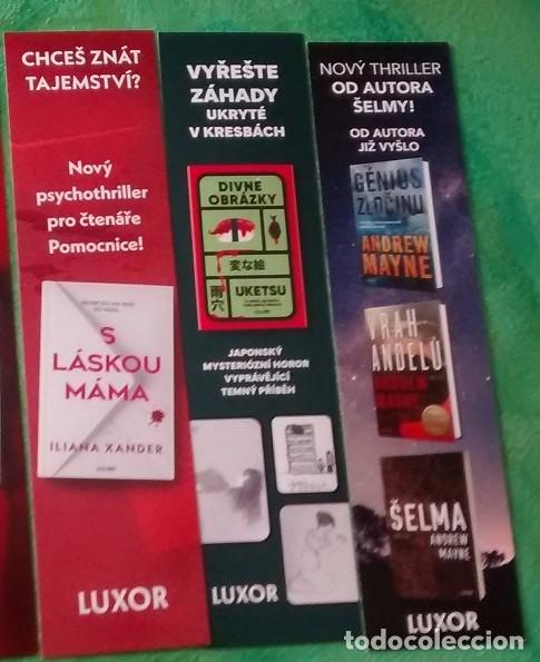 Coleccionismo marcap&aacute;ginas: triple marcap&aacute;ginas novelas checas - Foto 2