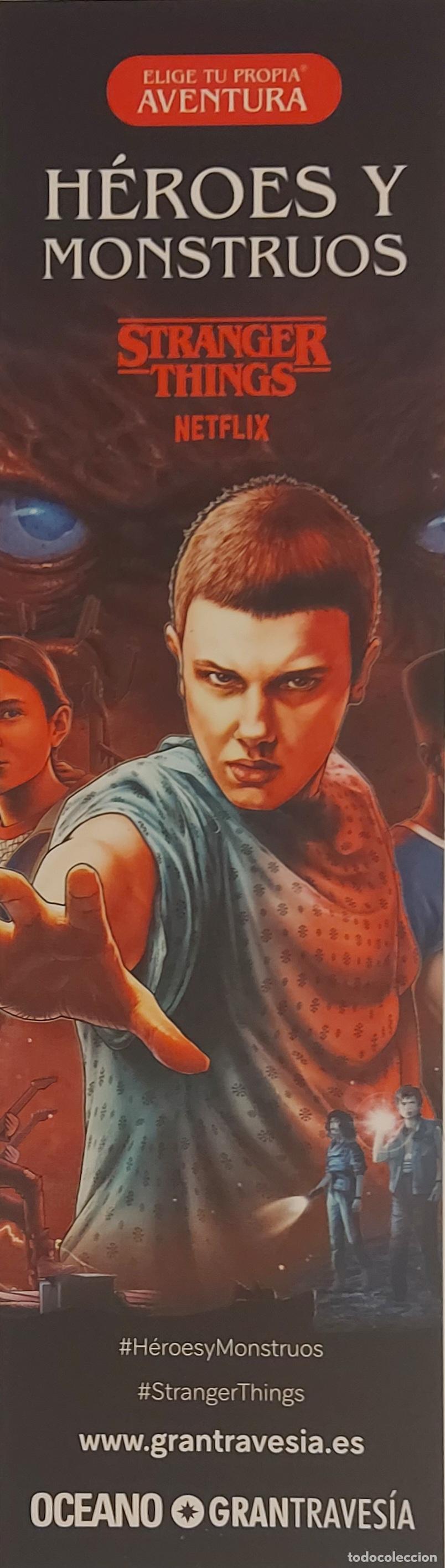 Coleccionismo marcap&aacute;ginas: MARCAP&Aacute;GINAS - OCEANO GRAN TRAVESIA - STRANGER THINGS - HEROES Y MONSTRUOS
