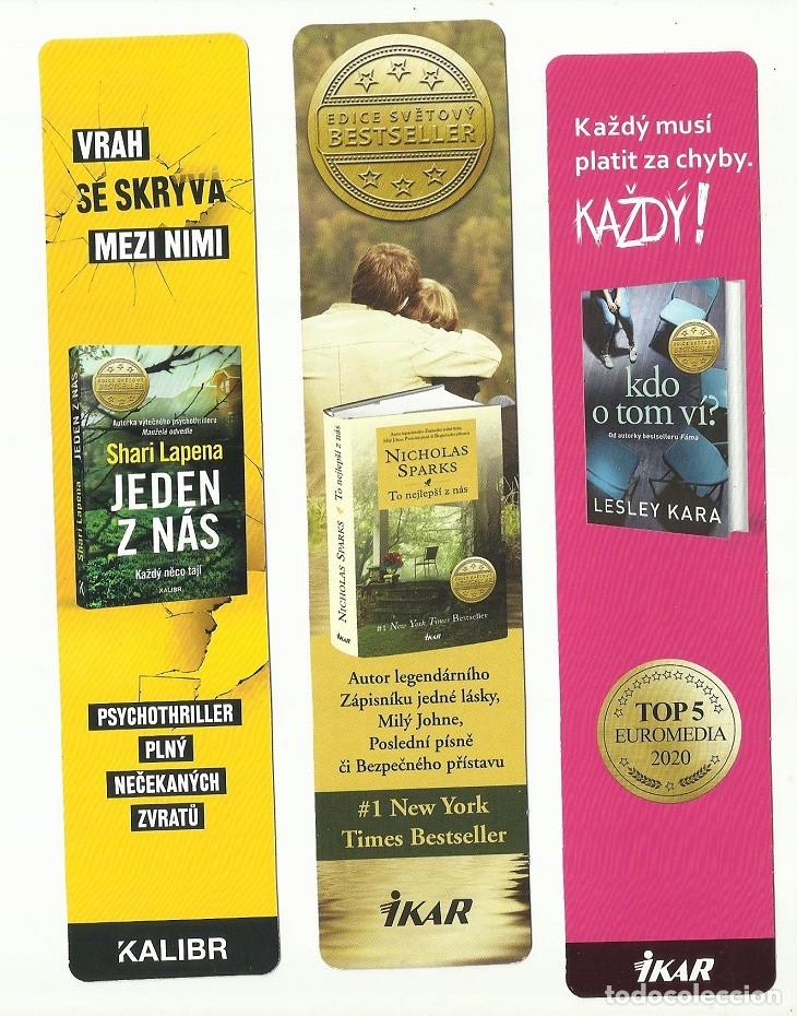 Coleccionismo marcap&aacute;ginas: triple marcap&aacute;ginas novelas Ikar y Kalibr