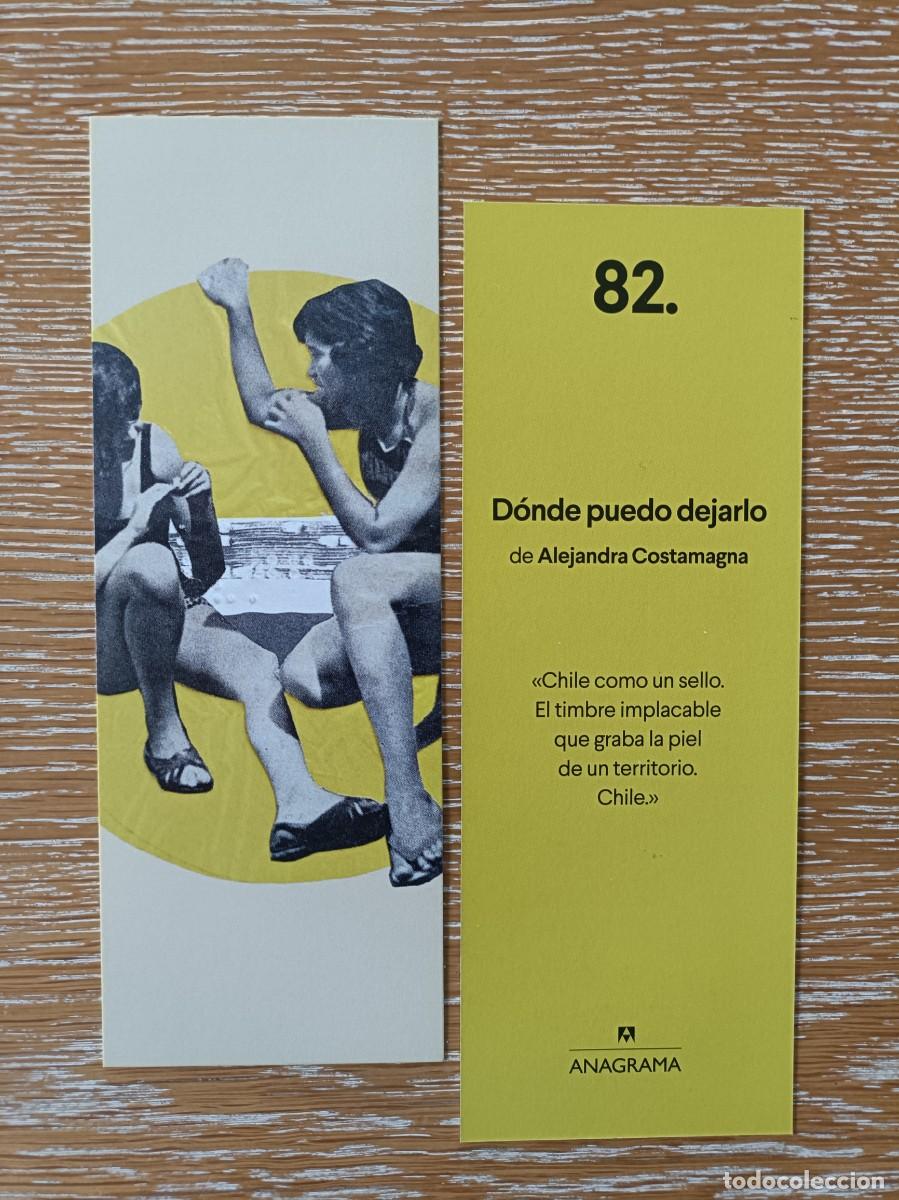 Coleccionismo marcap&aacute;ginas: MARCAP&Aacute;GINAS - ANAGRAMA N&ordm; 82 - D&Oacute;NDE PUEDO DEJARLO - ALEJANDRA COSTAMAGNA
