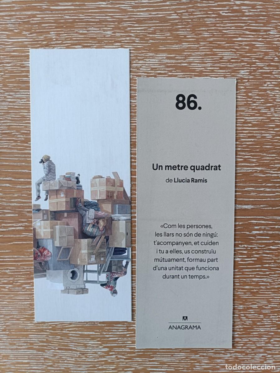 Coleccionismo marcap&aacute;ginas: MARCAP&Aacute;GINAS - ANAGRAMA N&ordm; 86 - UN METRE QUADRAT - LLUCIA RAMIS