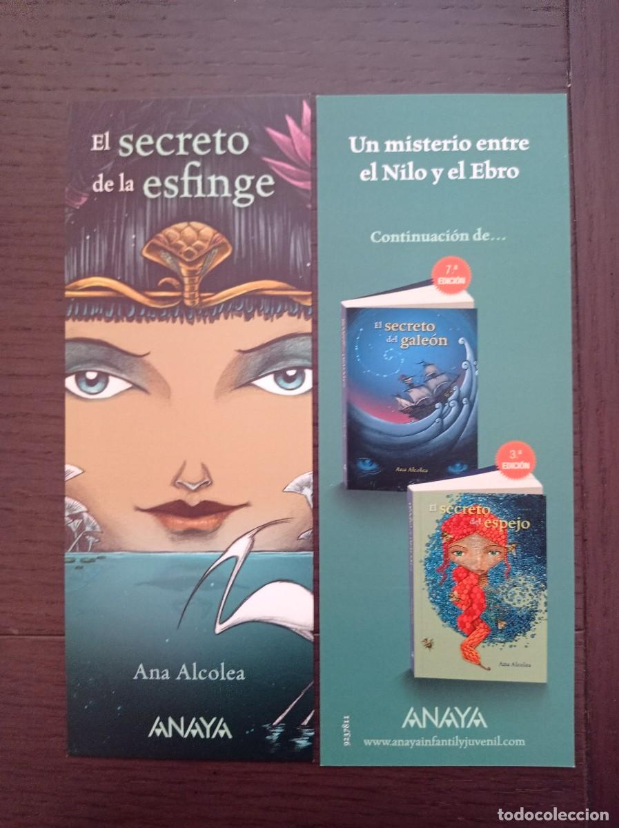 Coleccionismo marcap&aacute;ginas: MARCAP&Aacute;GINAS. ANAYA. ANA ALCOLEA. EL SECRETO DE LA ESFINGE