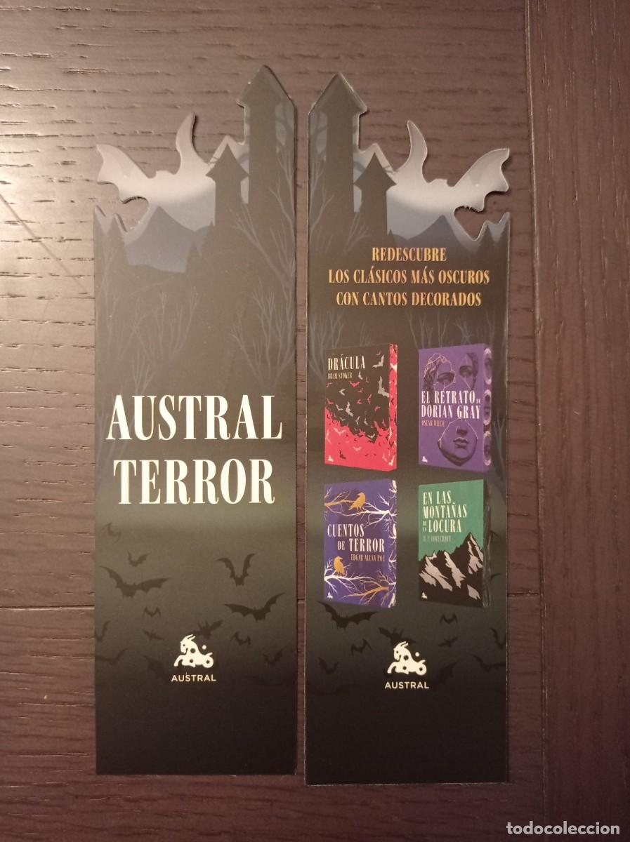 Coleccionismo marcap&aacute;ginas: MARCAP&Aacute;GINAS. TROQUELADO. AUSTRAL. AUSTRAL TERROR