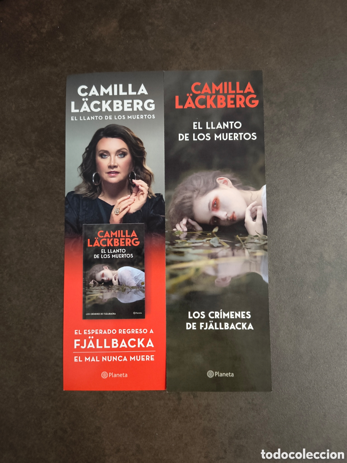 Coleccionismo marcap&aacute;ginas: MARCAPAGINAS EL LLANTO DE LOS MUERTOS-CAMILLA LACKBERG-PLANETA