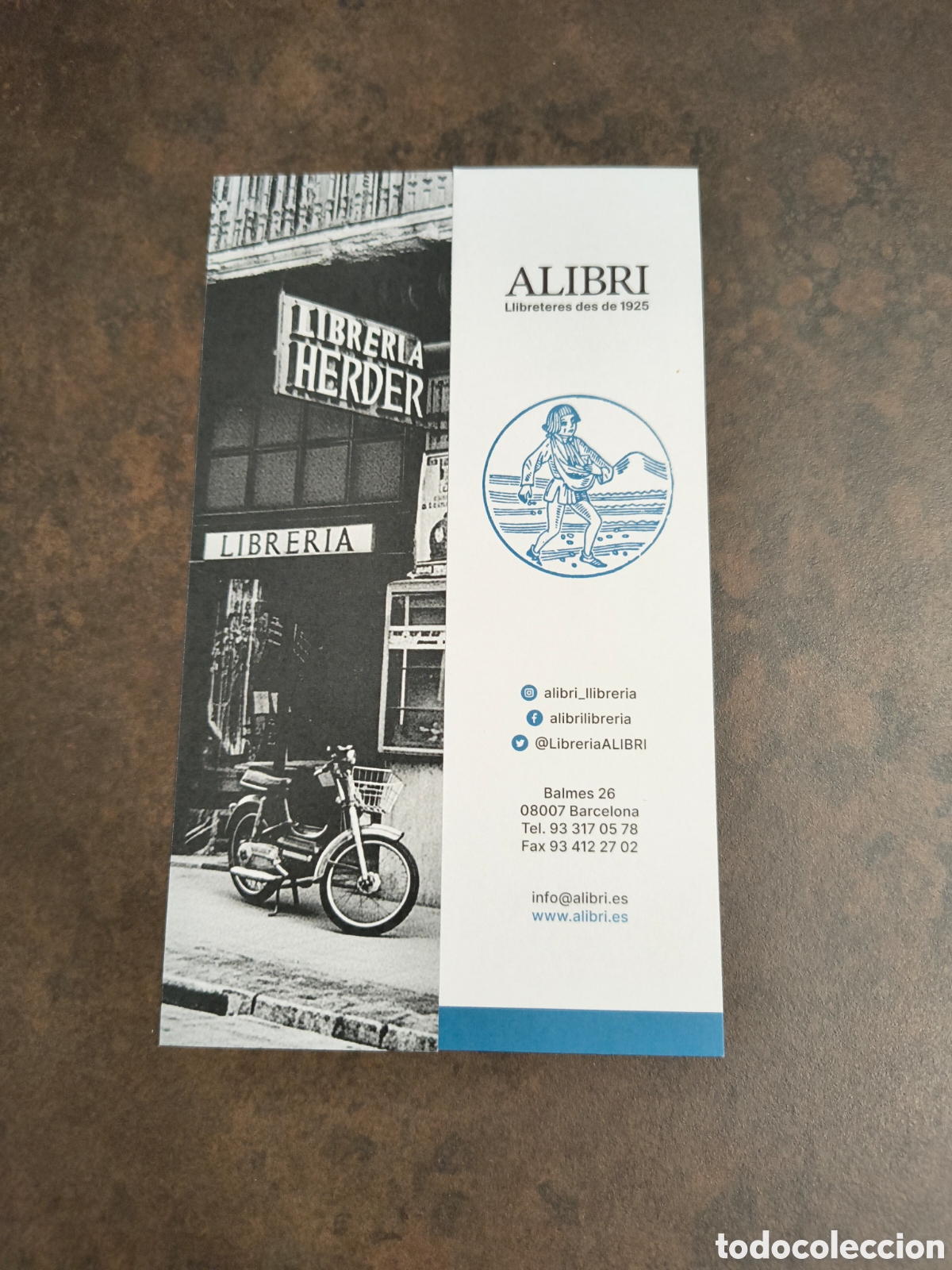 Coleccionismo marcap&aacute;ginas: MARCAPAGINAS LIBRERIA ALIBRI-LIBRERIA HERDER