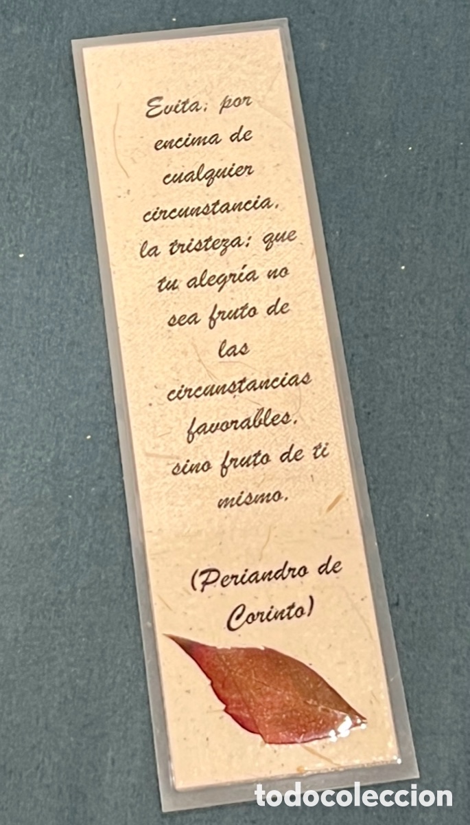 Coleccionismo marcap&aacute;ginas: Marcapaginas. Periandro de Corinto.