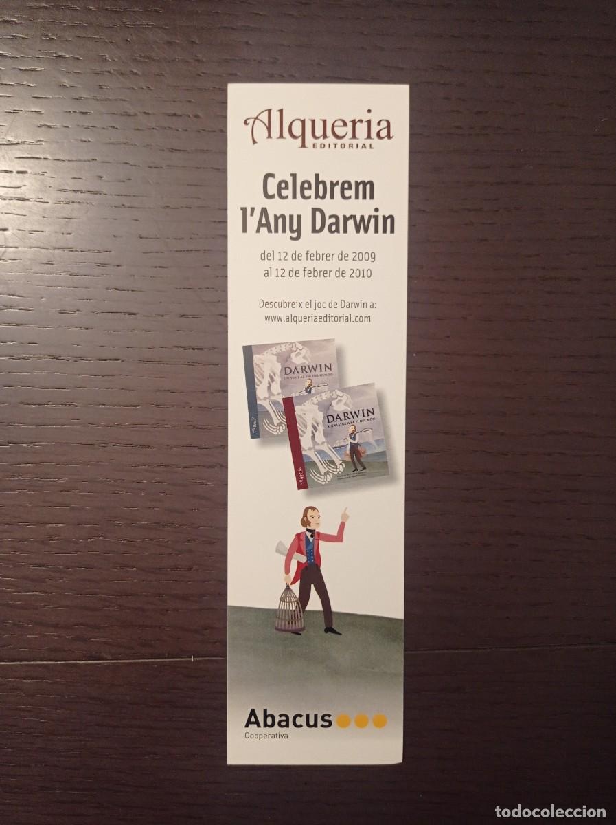Coleccionismo marcap&aacute;ginas: MARCAP&Aacute;GINAS. ALQUER&Iacute;A EDITORIAL. ABACUS COOPERATIVA. CELEBREM L'ANY DARWIN