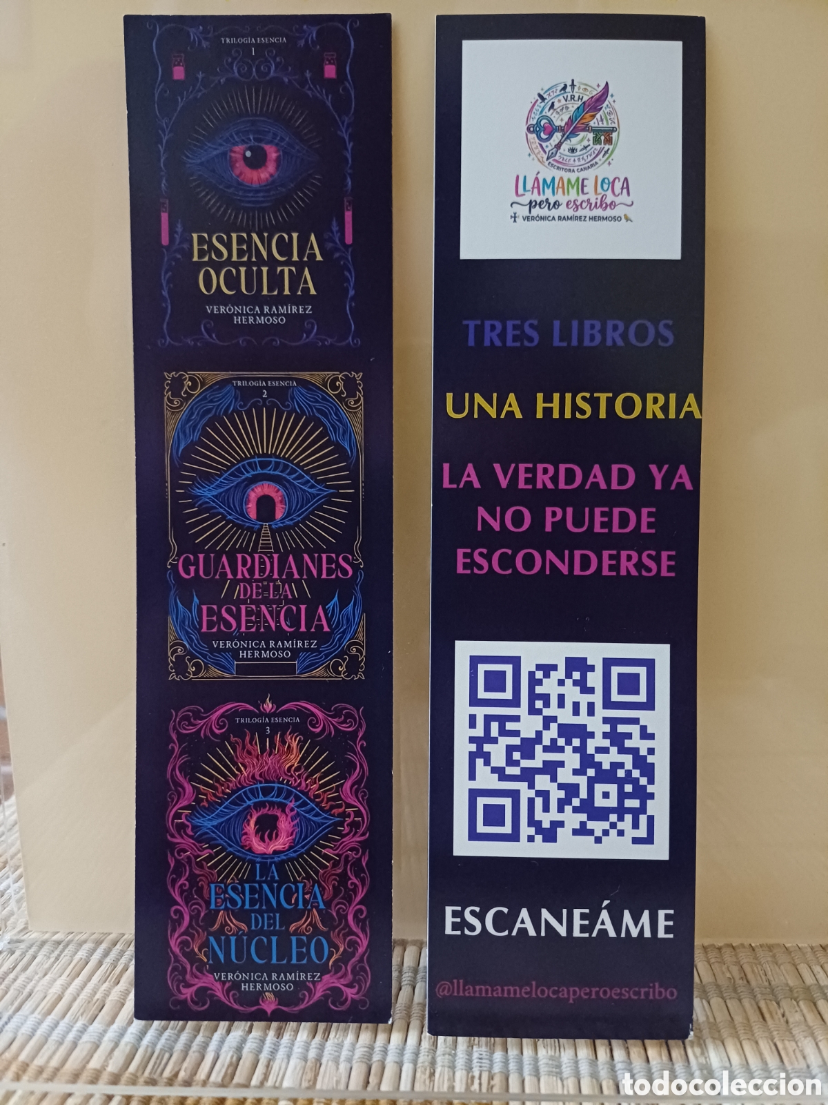 Coleccionismo marcap&aacute;ginas: Marcap&aacute;ginas Esencia oculta