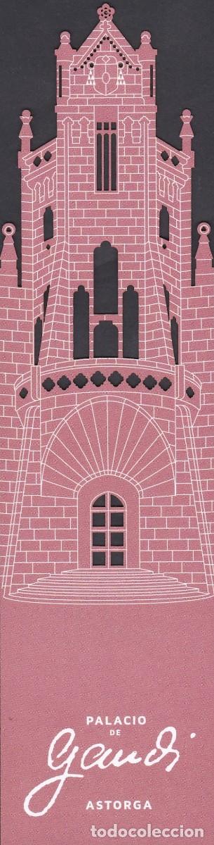 Coleccionismo marcap&aacute;ginas: Marcap&aacute;ginas troquelado Palacio de Gaudi de Astorga