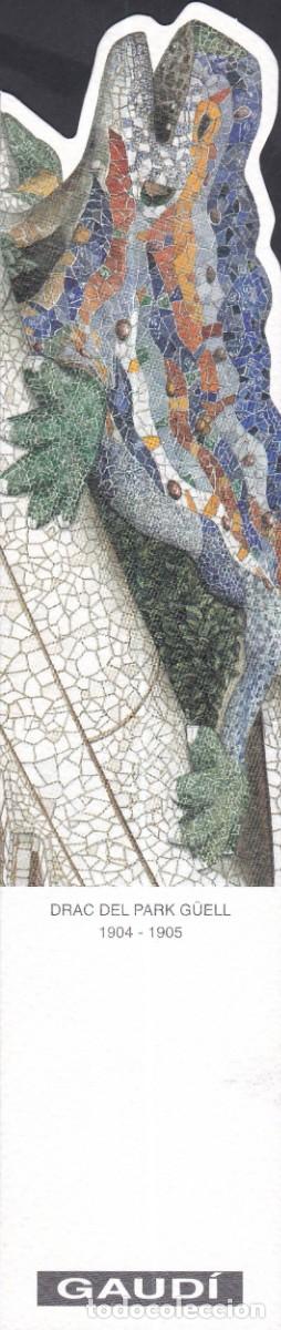 Coleccionismo marcap&aacute;ginas: Marcap&aacute;ginas troquelado Dragon del Parque G&uuml;ell de Antonio Gaudi